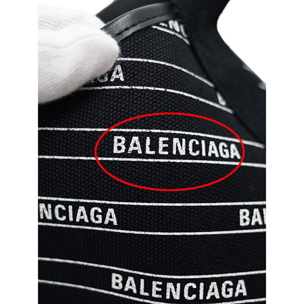 Balenciaga Navy Blue Cabas XS Bag - Picture 6 of 9